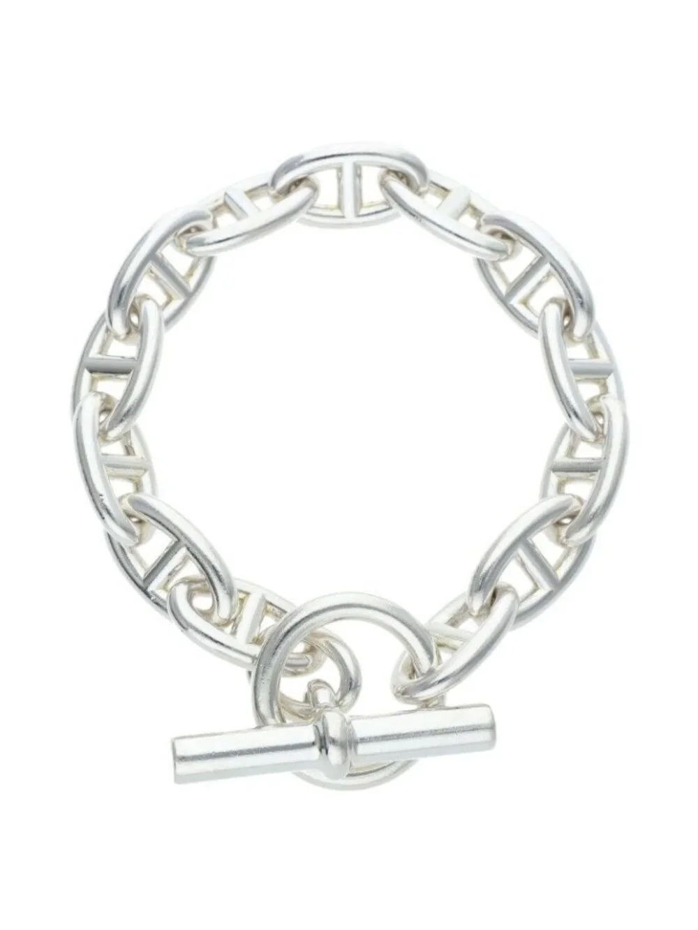Hermes Chaine D'ancre GM Silver Bracelet